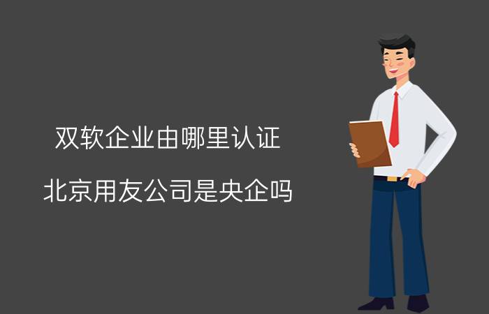 双软企业由哪里认证 北京用友公司是央企吗？